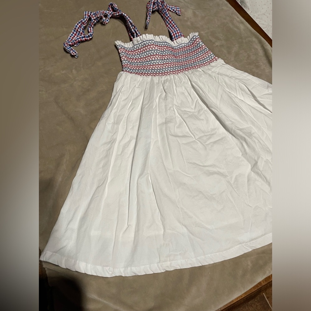 Classic Whimsy Patriotic Red, White & Blue Dress